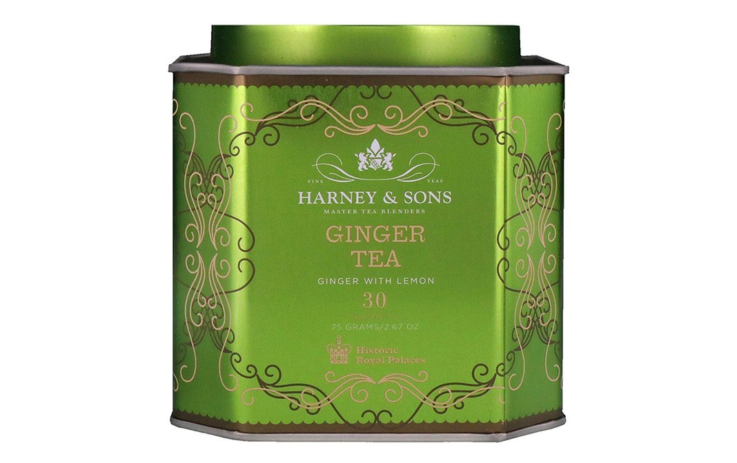 Harney & Sons Ginger Tea, Ginger with Lemon   Tin  30 pcs
